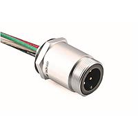 Amphenol SINE Systems P29057-M.5 ສາຍກະແສ DC RCPTCL TRUNK 10AWG M 3/4-14 SINGKEY .5M