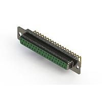 EDAC 622-M37-260-GN1 ຕົວເຊື່ອມ D-Sub - ຄວາມໜາ້ຄວາມຖືກມາດຕະຖານ EDAC ມຸມຂວາ ຕົວເຊື່ອມ D-Sub