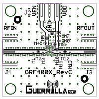 Guerrilla RF GRF2373-EVB ບອດປະເມີນການເພີ່ມສະຫຼຸບ RF ສໍາລັບ GRF2373