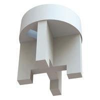 Essentra Components LEDS2E-10-01 ຕວງຫຼີ້ນ LED LED Spacer,T-1-3/4,ທຳມະຊາດ,5/8 in Spc