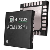 e-peas AEM10941-QFN ຜູ້ຈັດການພະລັງງານສະພາບສົມບູນທີ່ມີປະສິດຕິພາບສູງ, ມີການຄວບຄຸມສອງຂໍ້ຜົນອອກ, ສໍາລັບແຜ່ນໂລດແສງຕາເວັນ 7 ເ຋ວ ພ້ອມກັບແບັດເຕີພື້ນຖານເລືອກໄດ້