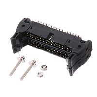 Omron Electronics XG4A-3439-A ຕົວເຊື່ອມສາຍແບບບາງ 2ຊັ້ນ RA ປລັກ 34x2P ລອງລອກ 1Polarize