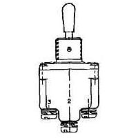 Honeywell 1TL1-21 ສະຫນັບສະຫນູນ Toggle SW 1POLE 3POS SCRW TERM STD LVR