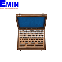 Mahr 4800032DKS Rectangular Gage Block Set ເຮັດດ້ວຍເຫຼັກກ້າ (409, tolerance class:2)