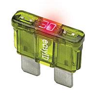 Eaton Bussmann BP/MAX-20ID ຮຸ້ນຟິວເບລດຫນັກກວ່າງມີ/ບໍ່ມີສະແດງສະພາບ MAX 20 AMP easyID FUSE - 1 ຊຸດຕໍ່ບັດ