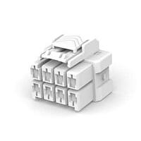 AMP Connectors - TE Connectivity 1-1971776-4 ກອງສາຍສອງ x 4 PBT-A Plug Hsg