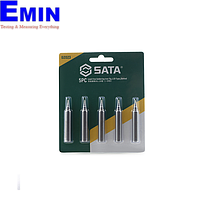 SATA 02024 ຊຸດ 5-Piece of Lead-free Soldering Iron Tips (1.6D type, flat-shaped)