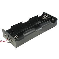 Eagle Plastic Devices 12BH162A-GR ຄລິບແບດເຕີຣີ 6 "D" ມີສາຍ 6" ສີດຳ