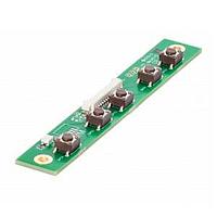 eCOUNT Embedded 22011E-00-01-01 ປຸ່ມກຳມະການ 5-ປຸ່ມ OSD-Keypad ມີ LED ສີຄູ່ (ແດງ/ຂຽວ), ຕອງຮັບ IR, ຕົວສະເລີຍແສງສະພາບພາຍໃນ (ALS) ລວມສາຍສ່ວນຕໍ່ CRTtoLCD-71-LP/-61-LP/-91