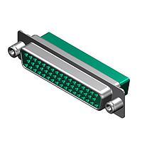 Molex / FCT 173109-2196 ຕົວເຊື່ອມ D-Sub - ຄວາມໜາ້ນມາດຕະຖານ FCT DSUB CRP RCPT 50 PN ມີ CLINCH