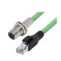 Molex 1204061042 ເຄື່ອງສາຍ Ethernet ULTRA-LOCK M12 2.0 ປ້ອງກັນສຽງ