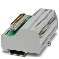 PHOENIX CONTACT 1100967 ໂມດູນອິນເຕີເຟດ Terminal Block VARIOFACE ສໍາລັບ SIMATIC ET200SP HA ມີການເຊື່ອມຕໍ່ດ້ວຍການຍຶດດ້ວຍສກຣູ ແລະ ການເຊື່ອມຕໍ່ຊາຍ D-SUB ສໍາລັບການຕິດຕັ້ງບໍ່ NS 35 ລົດ 37-ຕໍ່