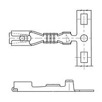 Yazaki 71161055 ຂໍ້ຕໍ່ TERM PA FEM 3.0MM UNSLD