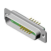 Molex / FCT 173107-0075 ຕົວເຊື່ອມຕໍ່ Mixed Contact D-Sub Connectors 13 POS PCB PLUG 13W3 10 PIN 3 HOLE