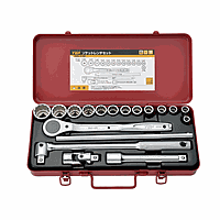 TOP Kogyo SWS-413M Socket Wrench Set M 18 Pieces (8, 10, 11, 12, 13, 14, 15,
16, 17, 19, 21, 23, 26mm)
