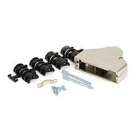 NorComp 970-050-030R121 ຊຸດປົກກັນຫົວສອງຊິ້ນ 50P BKSHLL KIT ຊຸດປົກນິກເກັດ