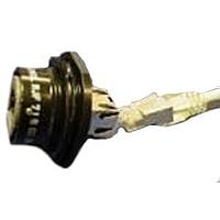 Amphenol Socapex RJF71B ອະໄພພັນລົດ RJ45 ຮອບຮວມ ພະຍາຍາມ ຜູ້ຍິງ ສີດຳ