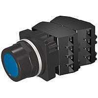 SIEMENS 52BM8A5D ປຸ່ມກົດປຸ່ມກົດດັ່ງ, MOM, ສີຟ້າ, ລົງລົງ, 2POS, 4NO-4NC