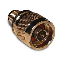 Amphenol RF 242130 ຕົວແປ RF - ລະຫວ່າງຊີຣີສ N PLUG ເປັນ TNC JACK ADAPTER