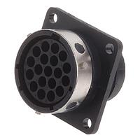 ITT Cannon TR1619RFH1NB ຕົວເຊື່ອມ TRI R RECP F FLG SEAL 0-19