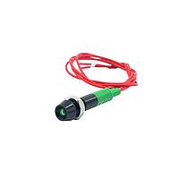 Mallory Sonalert FL1A-6CW-1-G24V ໄຟສະແດງບົດບົວ LED ສີຂຽວ 6MM ແກ້ວ 24VAC/DC