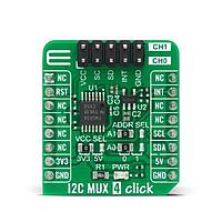 Mikroe MIKROE-4240 ເຄື່ອງມືພັດທະນາ Switch IC I2C MUX 4 Click