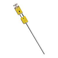 OMEGA NMQXL-125U-200 High Temp Low Drift Thermocouple Probes with Mini Connectors (Thermocouple, N, 1150 °C)