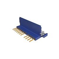 Amphenol FCI 66226-215LF ຕົວເຊື່ອມ Clincher™ Flex Connectors, Pin Assembly, ແຖວດຽວ, 12 ຕຳແໜ່ງ, 2.54mm (.100in) Pitch.