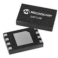 Microchip Technology 24FC08T-E/Q4B EEPROM 8Kb I2C , 1MHz 1.7-5.5V, 8-UDFN