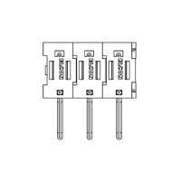 AMP Connectors - TE Connectivity 6646911-1 ຕໍ່ຕໍ່ພະລັງງານຫນັກ CONN PIN RT< SLDR FLATPAQ