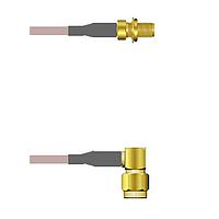 Amphenol Custom Cable Q-2X035000R009i ສາຍສະບັບ RF SMA-SJB/SMA-RP G316D 9I