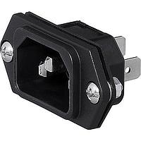 Schurter 6100.3300.15 ປາກເຂົ້າ Inlets 6100 APPLIANCE INLET 10A 70+/-C