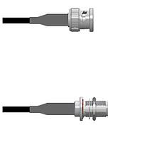 Amphenol Custom Cable Q-0L01X0008048i ການປະກອບສາຍ RF BNC-SP/N-SJB RG58 48I