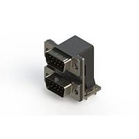 EDAC 661-009-664-037 ຕູ້ສະຫນອງ Dual Port D-Sub ມຸມຂວາ ຕູ້ສະຫນອງ Dual Port D-Sub