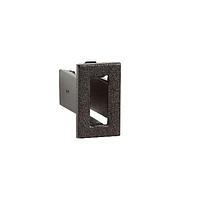 BIVAR C-R25-SR ຄລິບຍຶດ LED LED Holder, ຄລິບຍຶດຕິດຕັ້ງບົດບາດຕົວເອງ, 2 mm X 5mm ຮູບສະແກນສະກັດ, ຜ້າໄນລອນສີດຳ