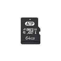 ATP Electronics AF64GUD4-EBFIM ບັດຈຳຫຼັກອຸປະກອນອຸນຫະພູມອຸດສາຫະກຳ TLC microSD High Endurance