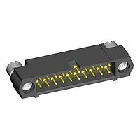 Harwin M80-5D11405M3 ພາວເລີ້ມໃຫ້ກັບບອດ Datamate J-Tek DIL Male Large Bore (22 AWG) ຕົວເຊື່ອມ Crimp, ທອງ, ມີ jackscrews + ການຕິດຕັ້ງແຜ່ນຫນ້າ 5mm, 7+7 ຕິດຕໍ່