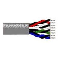 Belden 9746 0601000 ອອດິໂອ, ການຄວບຄຸມ ແລະ ເຄື່ອງມືວັດຄຸນ 22AWG 4PR UNSHLD 1000ft SPOOL CHROME