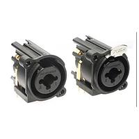 Amphenol Audio ACJC10AVL BULK ປຸ່ມຮັບ 1/4" STEREO/XLR PCB 10P Vert Combo Jack