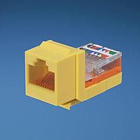 Panduit NK5E88MYLY ໂມດູນ Modular NK Cat 5e leadframe jack - ເຫຼືອງ