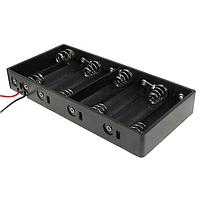 Eagle Plastic Devices 12BH381A-GR ຖານຖ້ວມແບດເຕີຣີ 8 ເ຋ວ AA