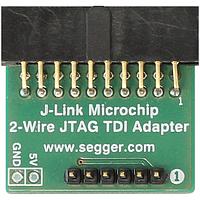 SEGGER Microcontroller 8.06.23 ອາແດບເຕີ J-Link Microchip 2-Wire JTAG TDI Adapter