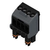 Weidmuller 1421750000 ບລັອກຂໍ້ຕໍ່ປະກອບໄດ້ BHZ 5.00/04/90LH BK/GGY