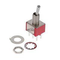 E-Switch 100DP2T1B1M2QEH ສະຫນັບສະຫນູນ Toggle 5A 120VAC/28VDC On-None-(On) PC Mnt