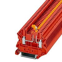 PHOENIX CONTACT 1132641 ບລັອກຂໍ້ມູນຕັດດິດມີດ Knife disconnect terminal block  ແຮງແສງຊາວປະມານ: 400 V  ກຳລັງກະທົບຊາວປະມານ: 20 A  ວິທີການເຊື່ອມຕໍ່: ການເຊື່ອມຕໍ່ດ້ວຍກະແຈ  ພື້ນຜ່ານຂອງສາຍ: 0.14 mm - 4 mm  AWG: 26 - 12  ຄວາມຍາວ: 57.8 mm  ຄວາມກວ້າງ: 5.2 mm  ສີ: ເຫຼືອງ  ການຕິດຕັ້ງ: NS 35/7 5  NS 35/15
