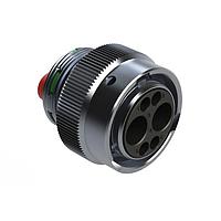 Amphenol SINE Systems AHDM06-18-06PN ປລັກ 6 ຕຳແໜ່ງ, ຂະໜາດຫຼັກ 18, ການດັບກວ້າງ