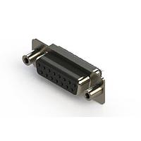 EDAC 628-015-622-548 Standard Card Edge Connectors 628 Series vertical D-Sub plug connector with 15 socket type contacts that have 30 " gold plating. The contacts have solder cup tails and the insulator is high temp' rated.The body is low profile metal and the flange is mounted with #4-40 UNC threade