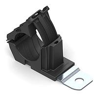 HellermannTyton 151-01984 ຮັບກັບຮັບກັບ Ratchet P-Clamp, 0.76 - 1.42" ພົວພັນ Dia, 180 ຍາວ, 0.33" ຮູ Hole Dia, PA66HIRHSUV/SS304, ສີດຳ, 140/ctn
