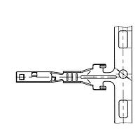Yazaki 7116168002 ຂໍ້ຕໍ່ TERM SSD FEM 1.2MM SLD