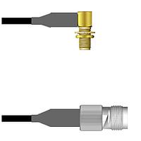 Amphenol Custom Cable Q-2R04J0008084i ສາຍສະບັບ RF SMA-RJB/TNC-SJ RG58 84I